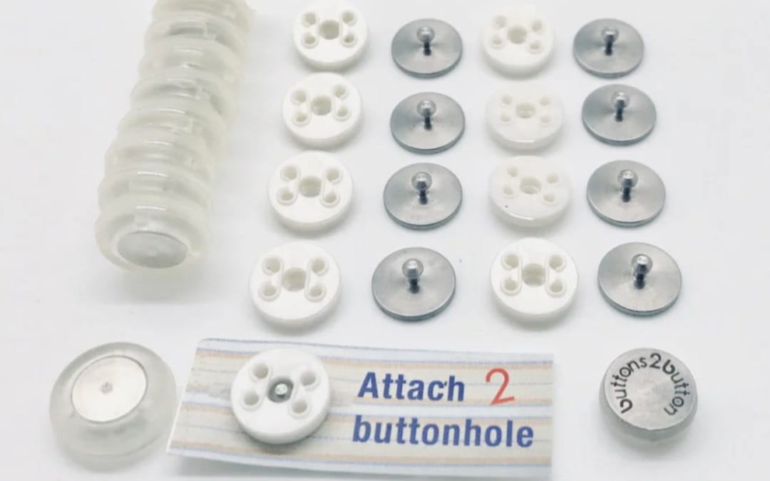 Buttons 2 Button Magnetic Adaptors 